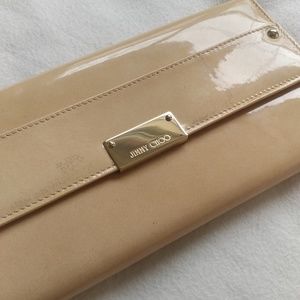 JIMMY CHOO + Reese Patent Leather Clutch